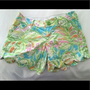 EUC Lilly Pulitzer Elephant Ears Callahan Shorts