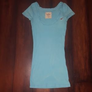 Baby blue Hollister tee. Size xs