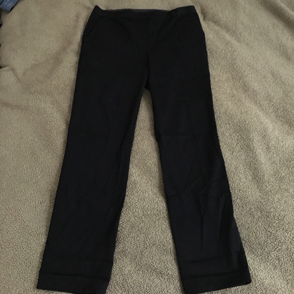 black trousers
