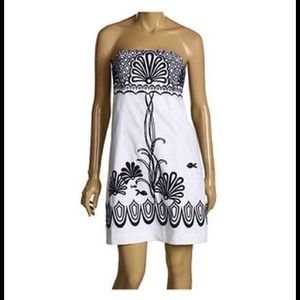 Lily Pulitzer Bowen dress in "fly me to the sea"