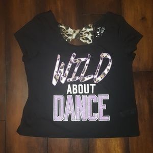 Girl's Justice dance top. Size 14