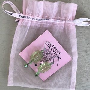 Tarina Tarantino Green drop earrings!