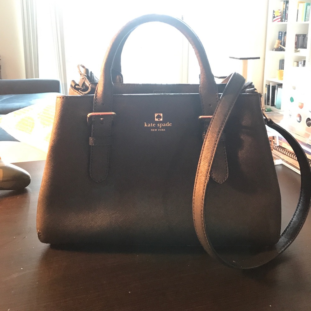 Kate Spade Black Crossover Purse