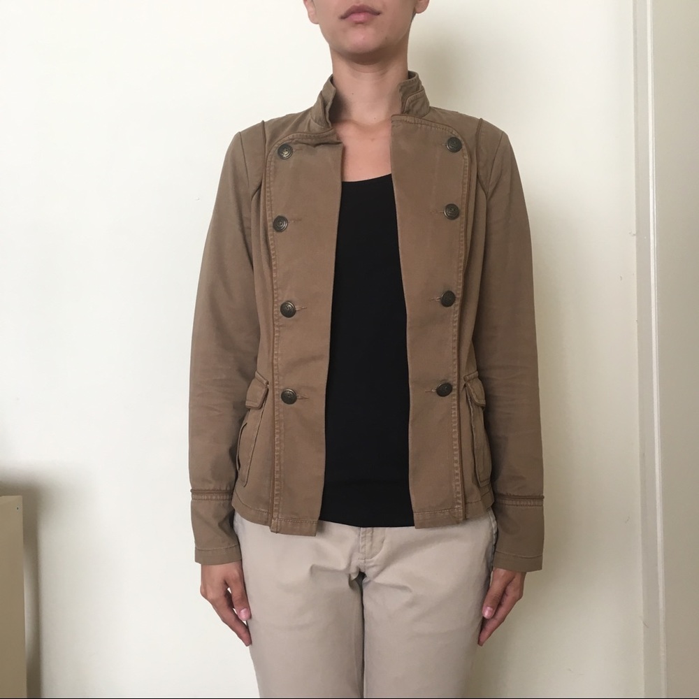 A.N.A mocha military jacket