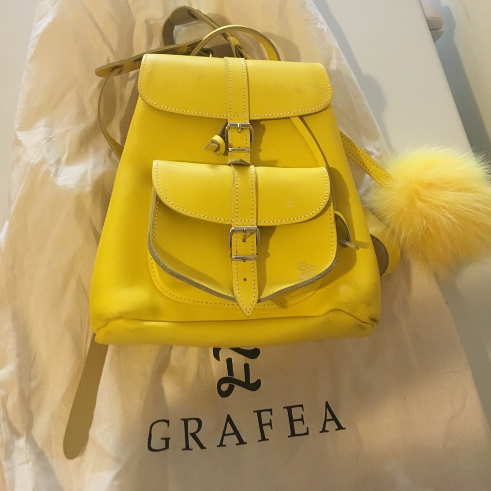 grafea sunny baby leather backpack