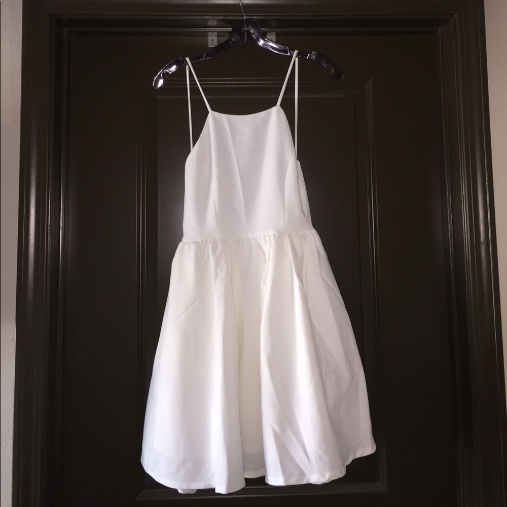 White skater Lulu dress