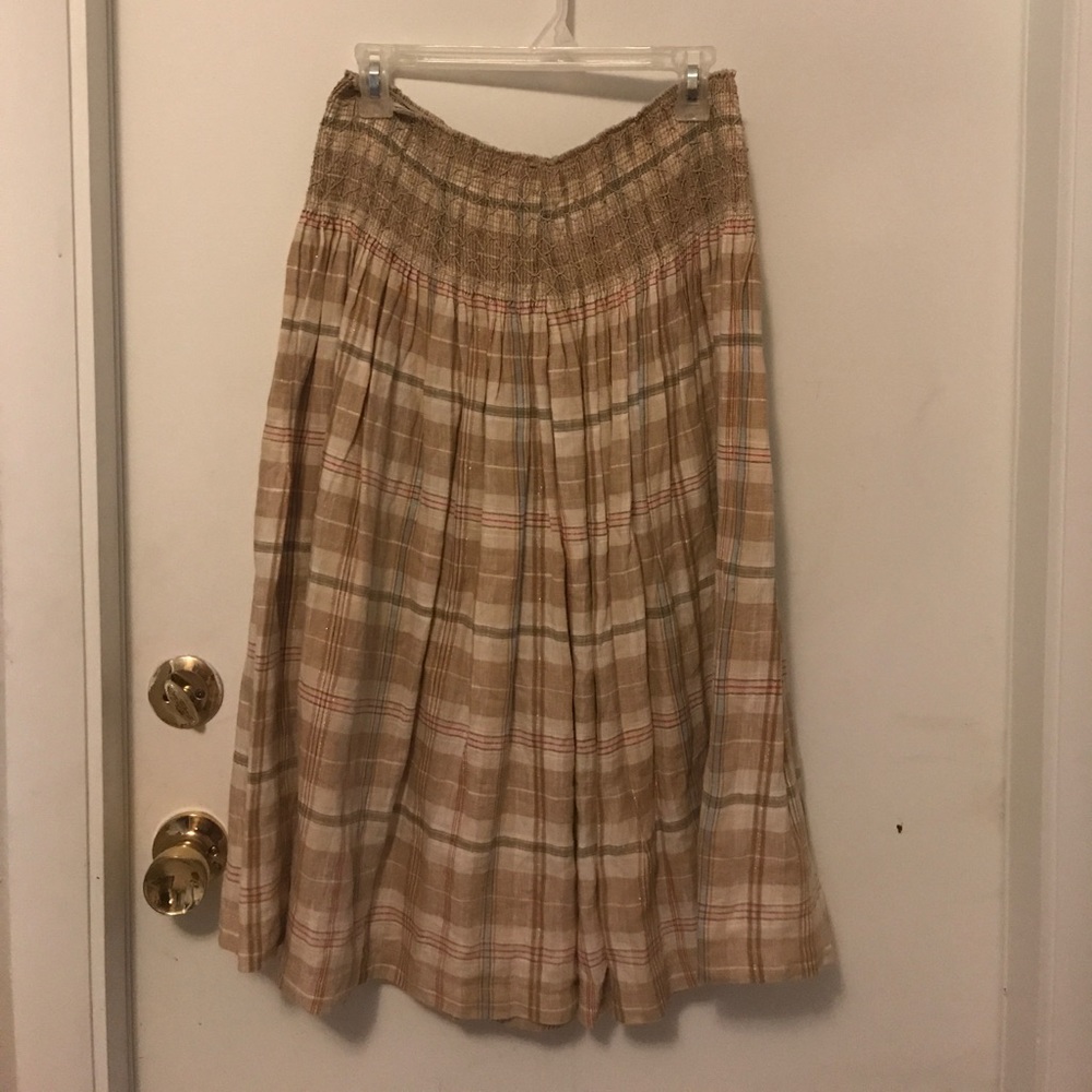 Plaid skirt , size 4 but runs large