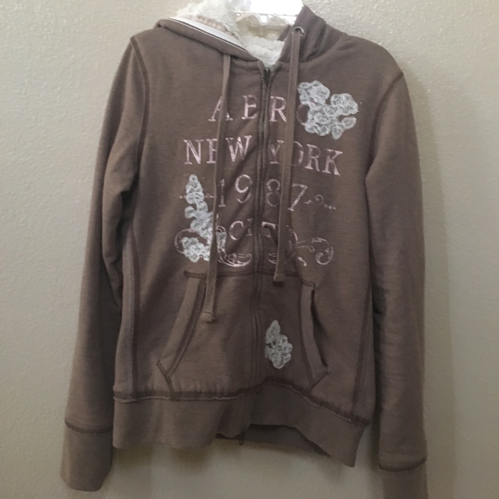Aeropostale warm fuzzy jacket