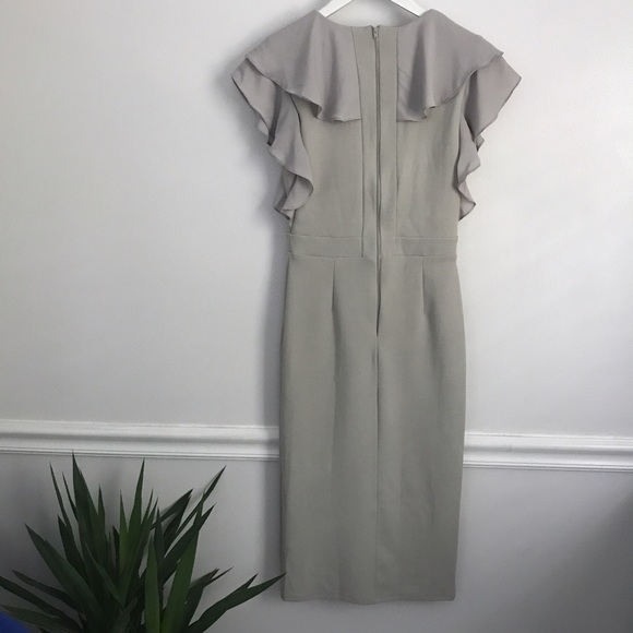 Asos Ruffle Midi Dress - Picture 5 of 7