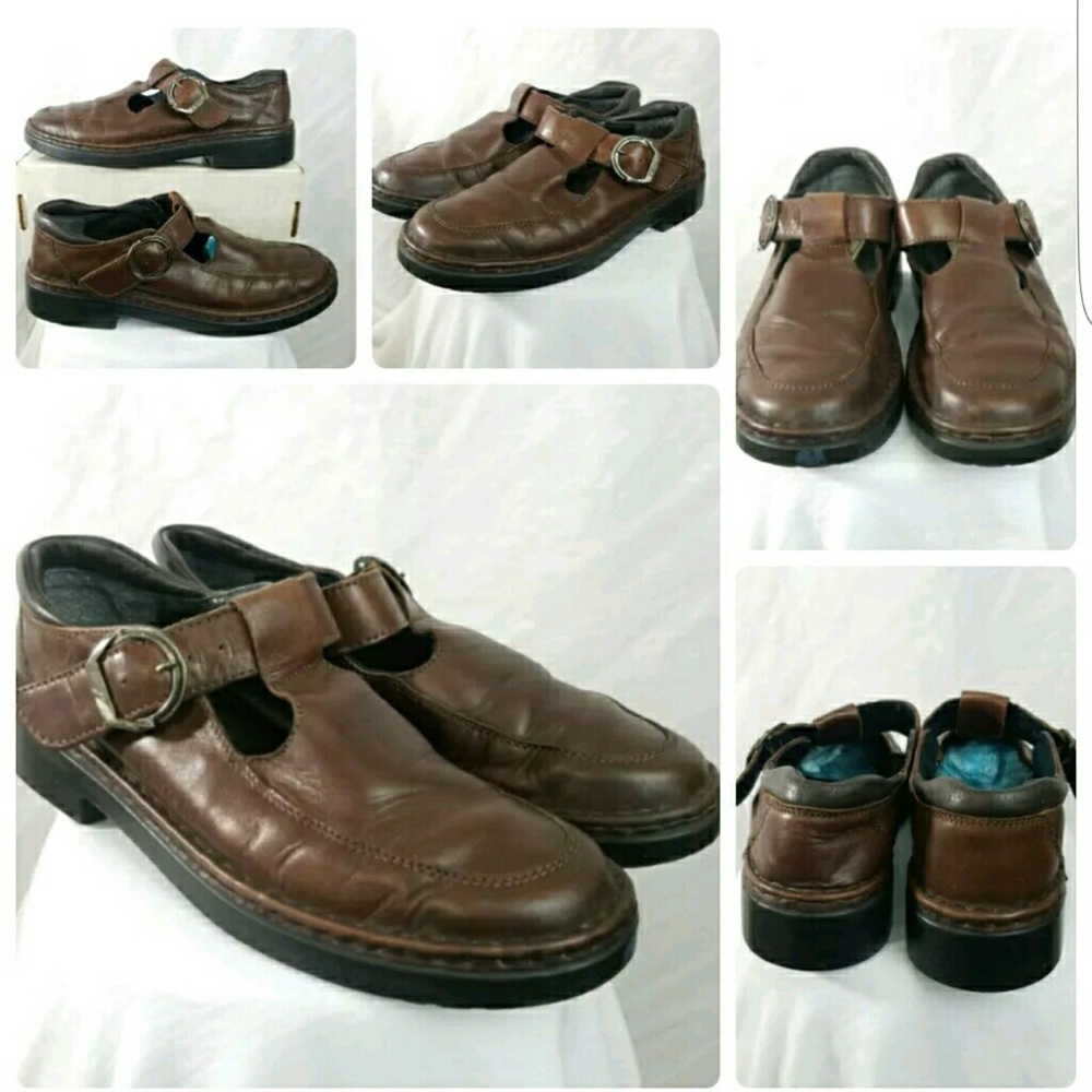 Josef Seibel Mary Jane Brown European Shoes Sz 8