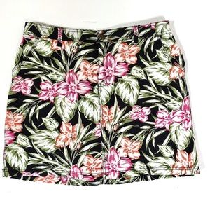 Croft and Barrow Tropical Print Scort