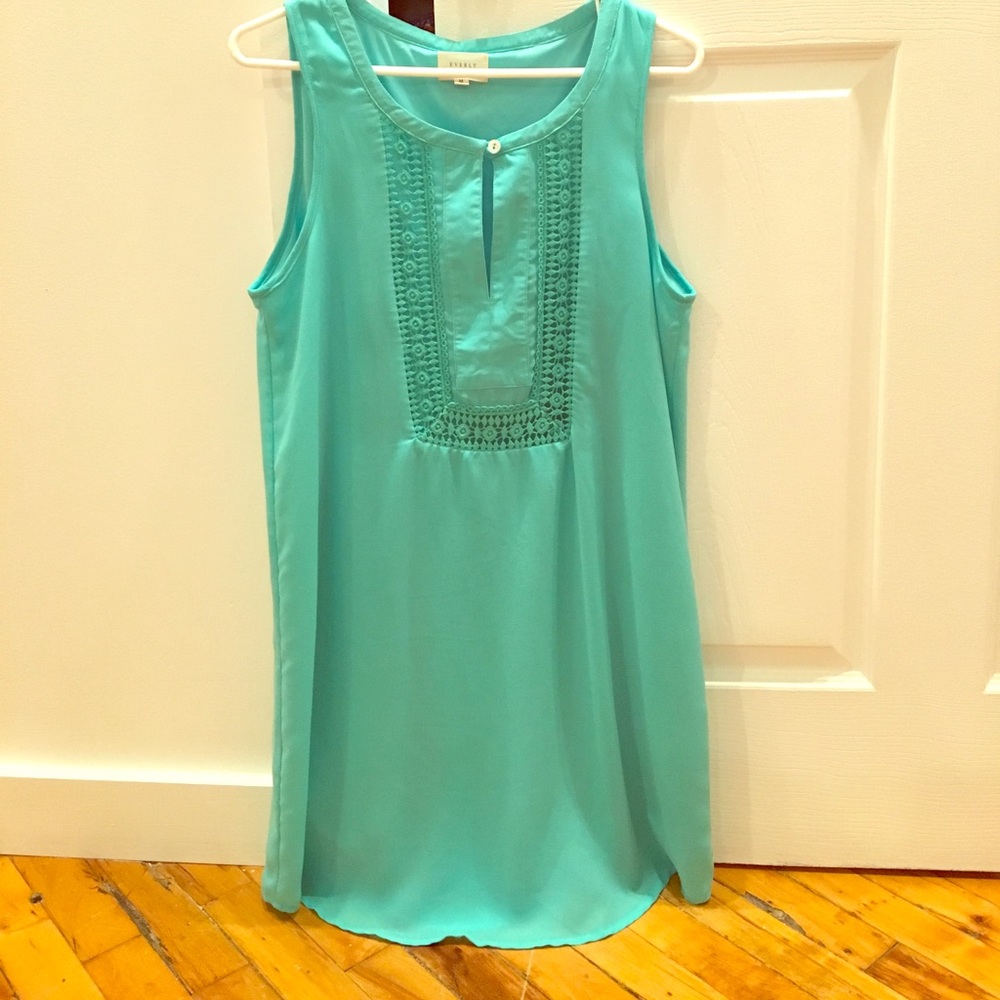 ✨ Everly Stitch Fix Blue Sleeveless Dress