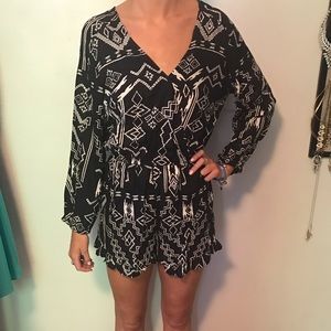 NWT black romper
