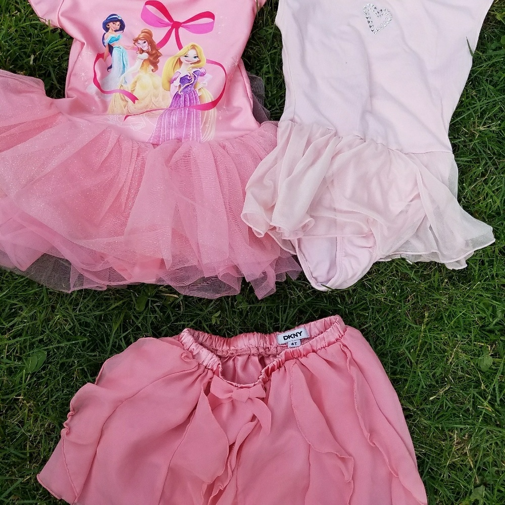 Bundle of girls gymnastics clothes