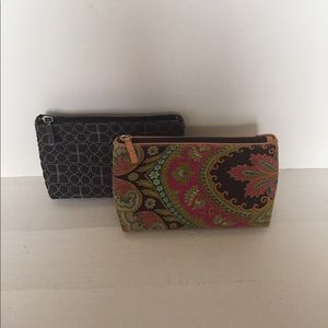 Two Kate Spade Cosmetic Cases