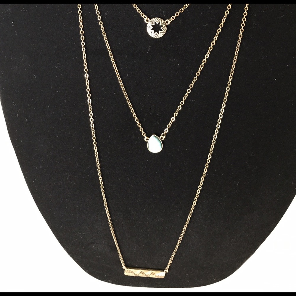 🎈Antique brass necklace
