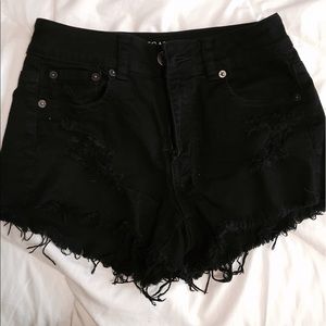 Black American Eagle Shorts