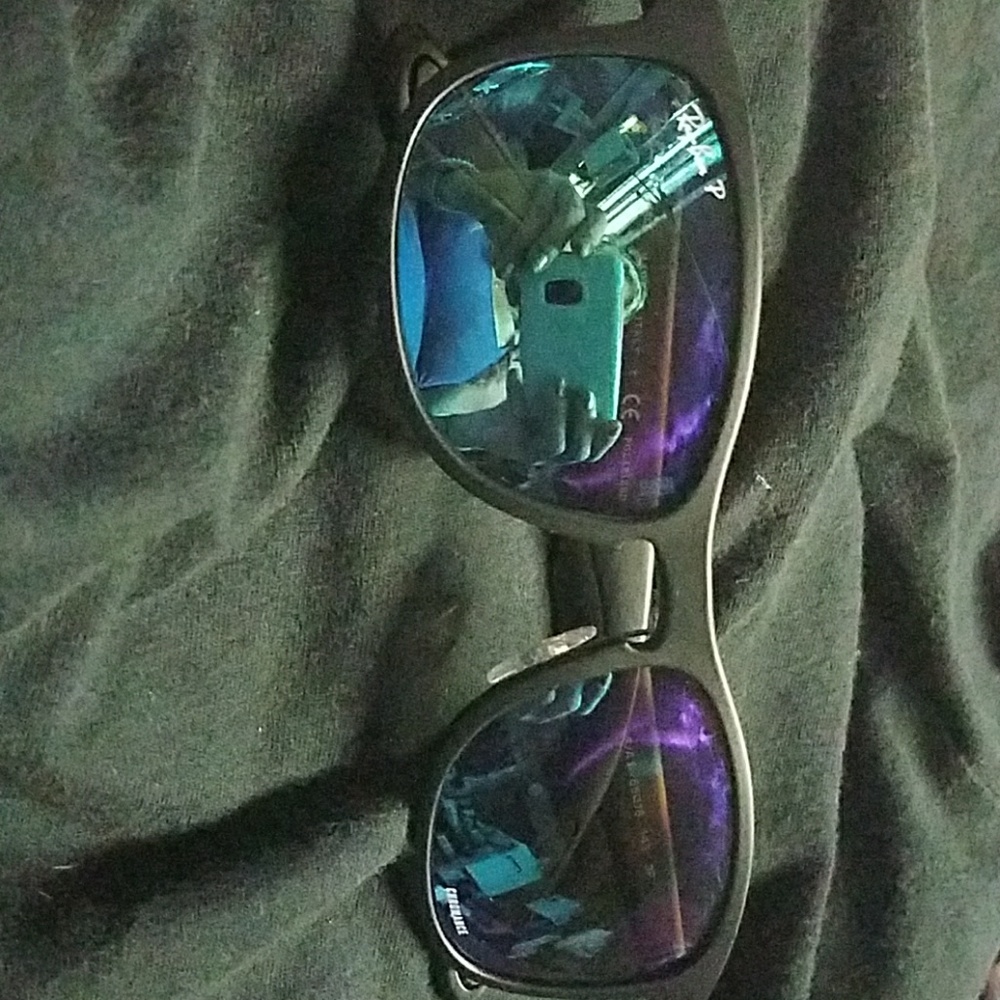 New Ray ban sunglasses polarized mirrored lenses