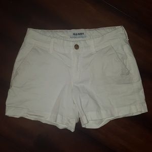 White shorts. Size 0.