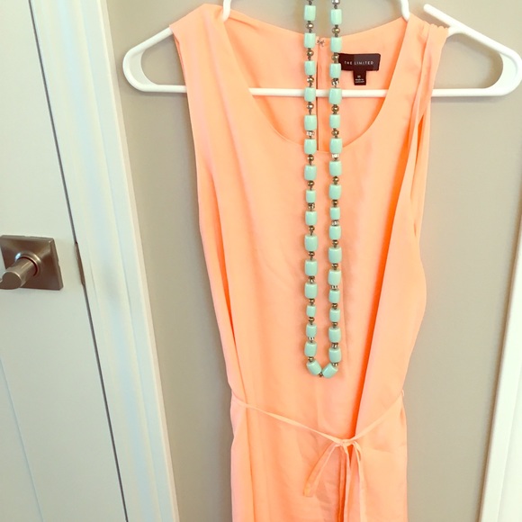 The Limited Dresses & Skirts - The Limited peach sleeveless shift dress