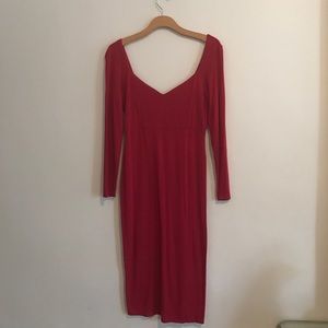 Red Fitted Dress