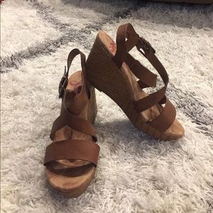 Brown "Tahoe" Wedge- MEMORY FOAM