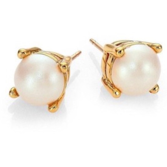 ♠️ KATE SPADE PEARL GUMDROP EARRINGS- NWT ♠️ - Picture 5 of 5