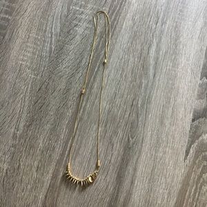 adjustable gold coin necklace