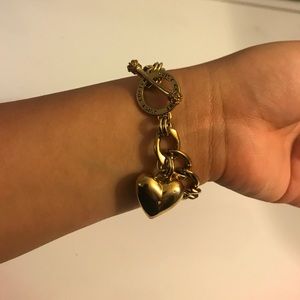 Gold JUICY COUTURE charm bracelet