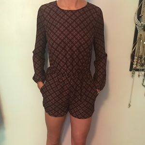 Long sleeve romper