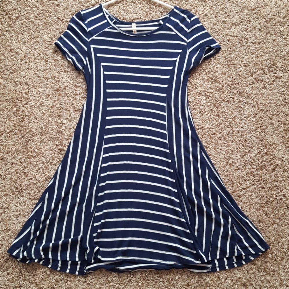 Boutique Blue Dress