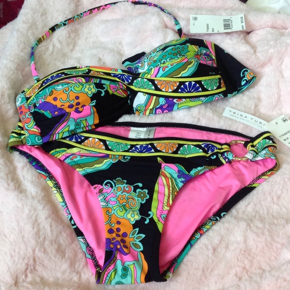 TRINA TURK resort wear bikini $148 size 4 NWT - Picture 6 of 6
