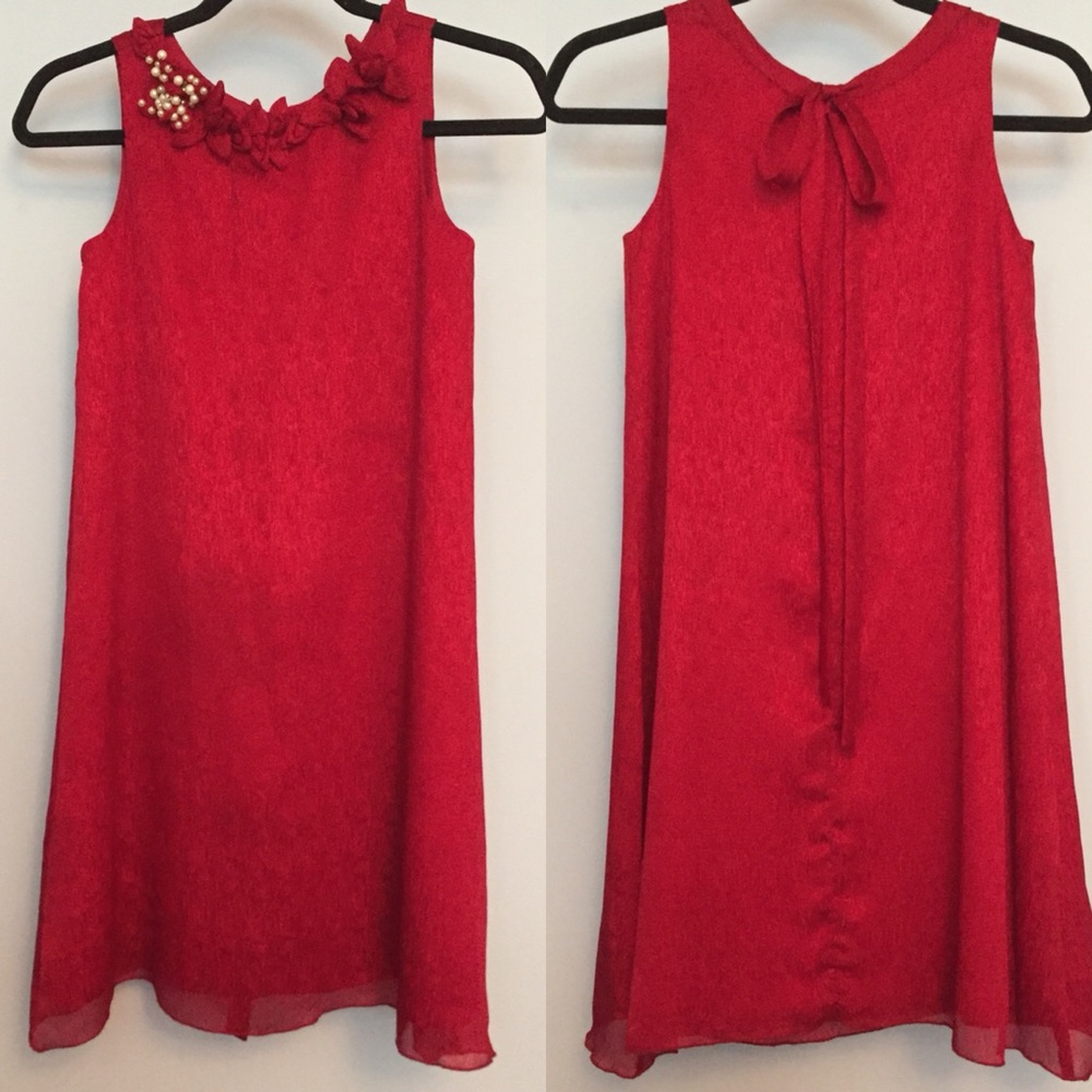 YOUTH Blush By Us Angels Red party dress