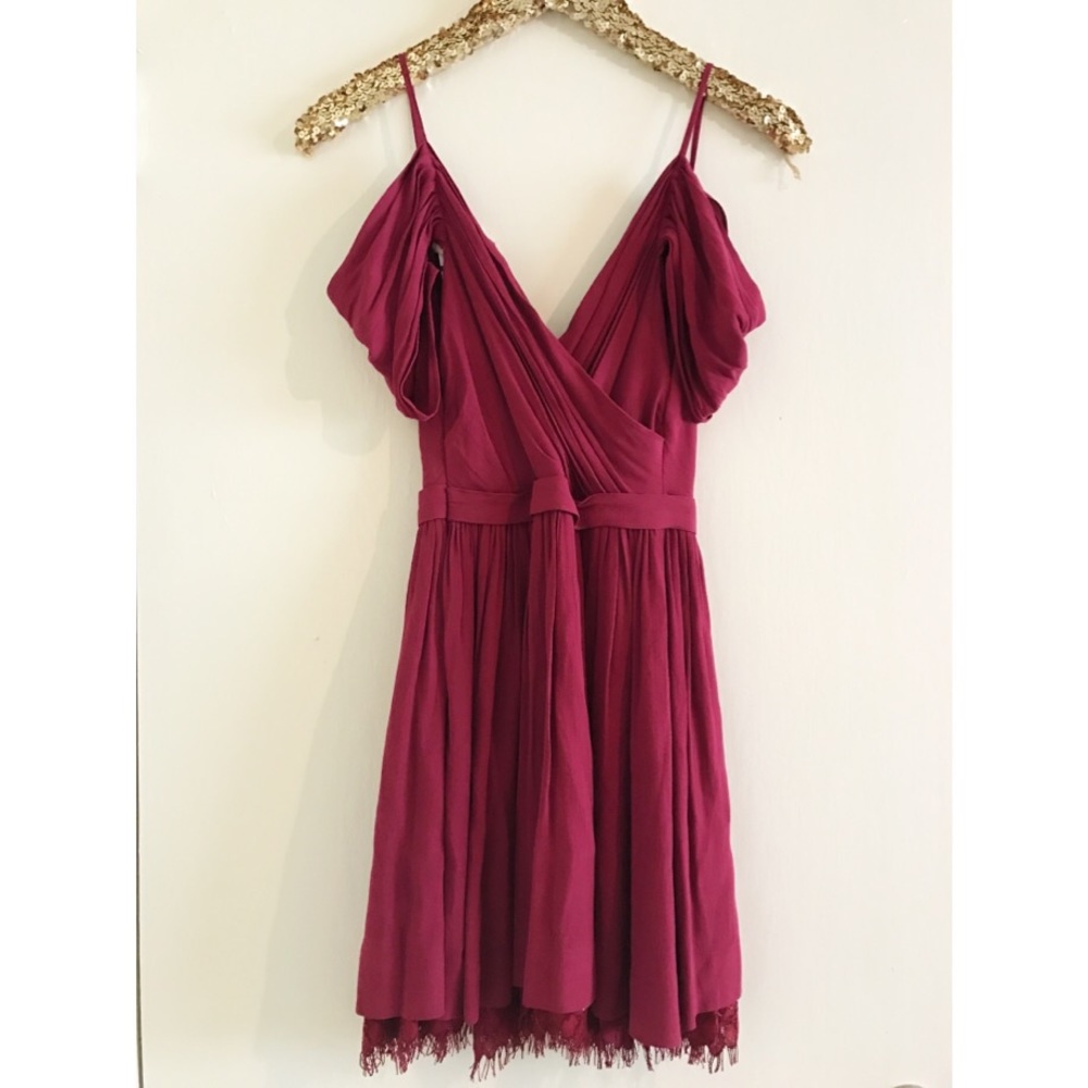 The Jetset Diaries Burgundy Mantra Dress - Picture 4 of 6
