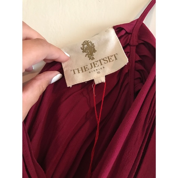 The Jetset Diaries Burgundy Mantra Dress - Picture 5 of 6
