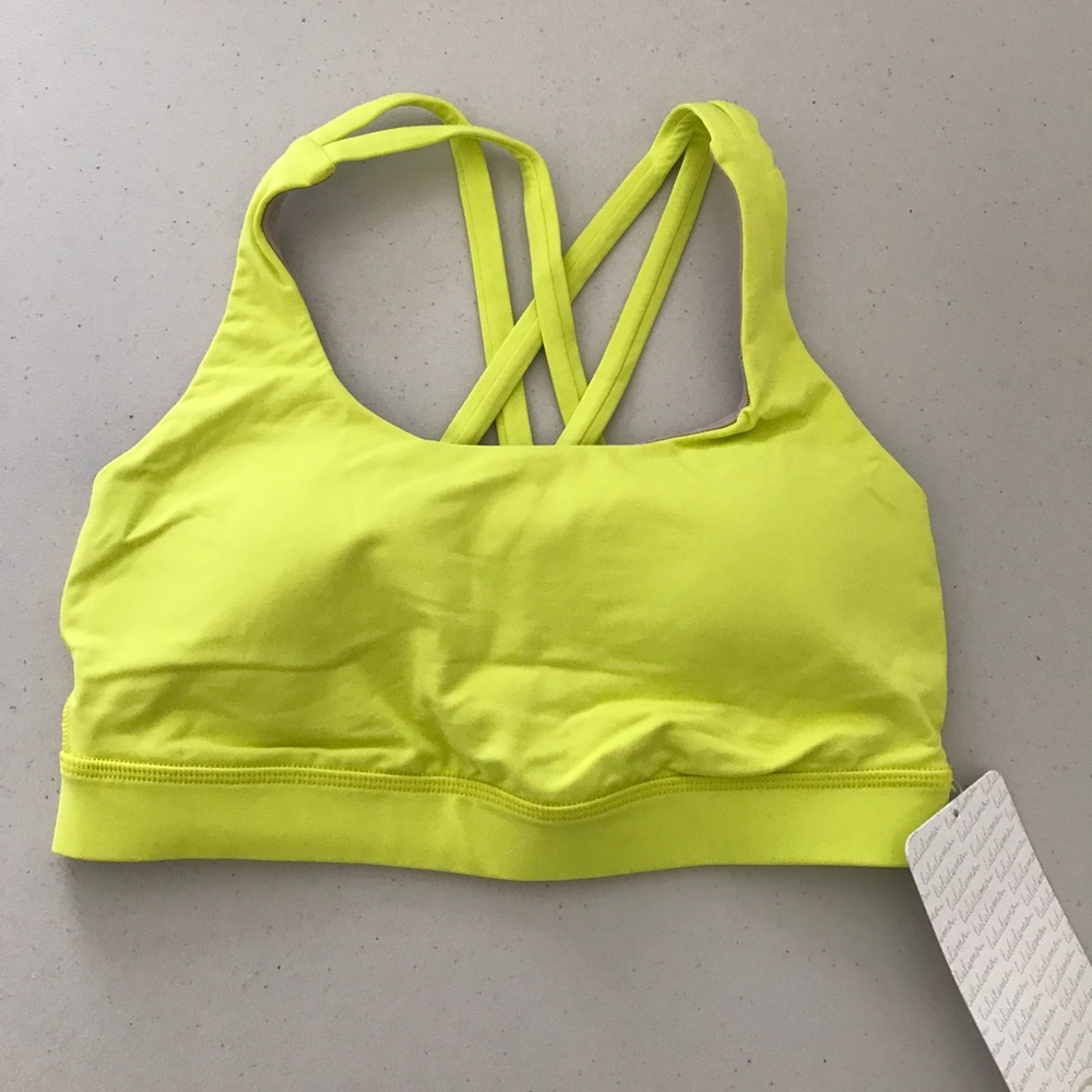 NWT SPLIT PEA LULULEMON ENERGY BRA -- Various size - Picture 4 of 5