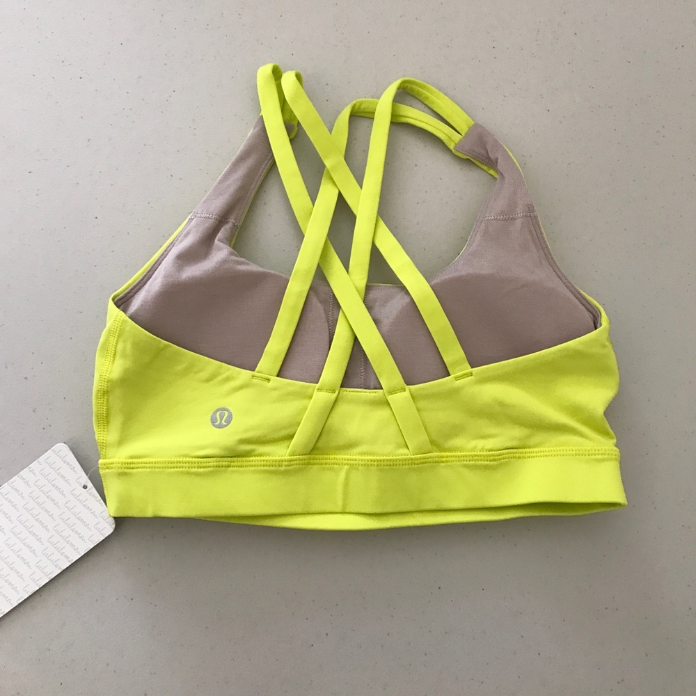 NWT SPLIT PEA LULULEMON ENERGY BRA -- Various size - Picture 5 of 5