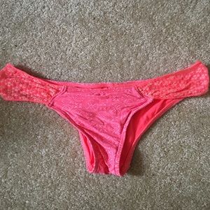 Coral Ripcurl Bikini Bottoms