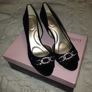 Dressy Black 3.25" Heels