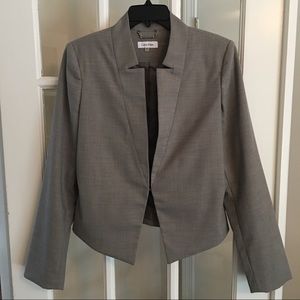 Calvin Klein gray blazer