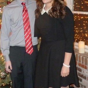 Peter Pan Collar Little Black Dress