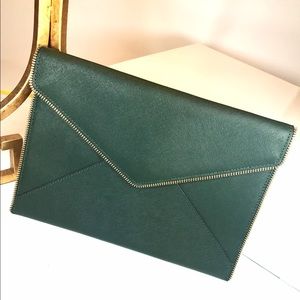 Rebecca Minkoff Leo Saffiano Leather Clutch