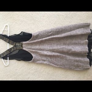 Free People knit layered dress