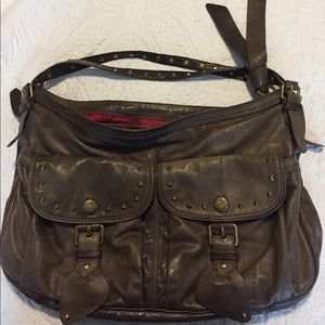 Marc Jacobs Leather Studded Shoulder/Satchel -RARE