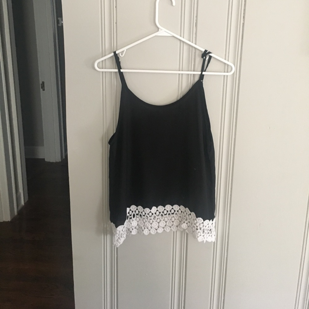 black tank top