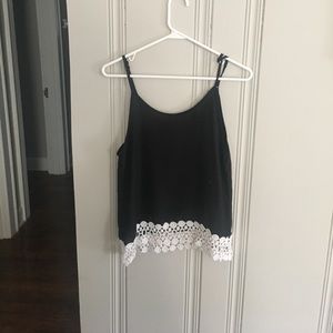 black tank top