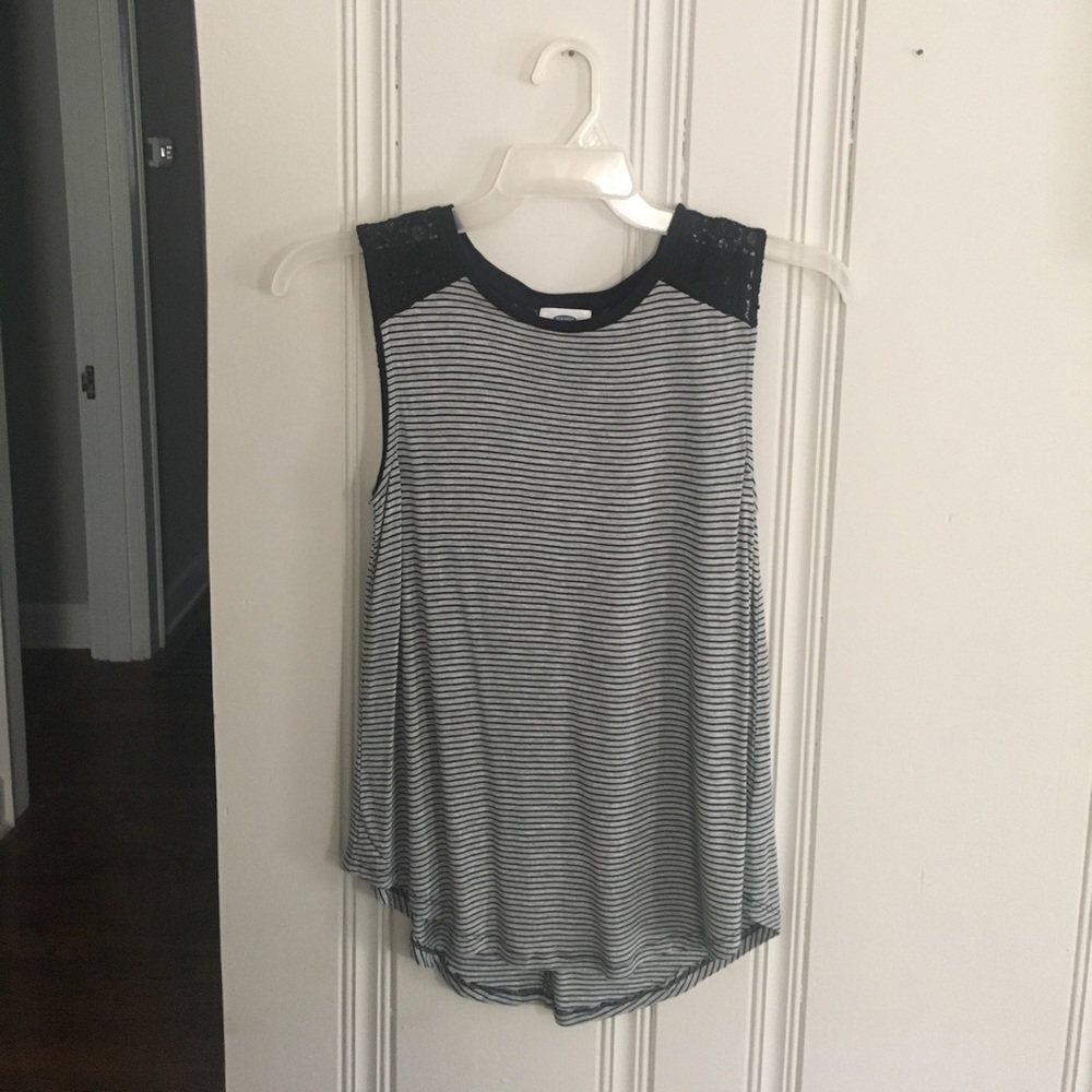 striped tank top
