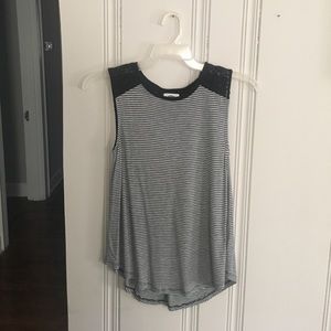 striped tank top