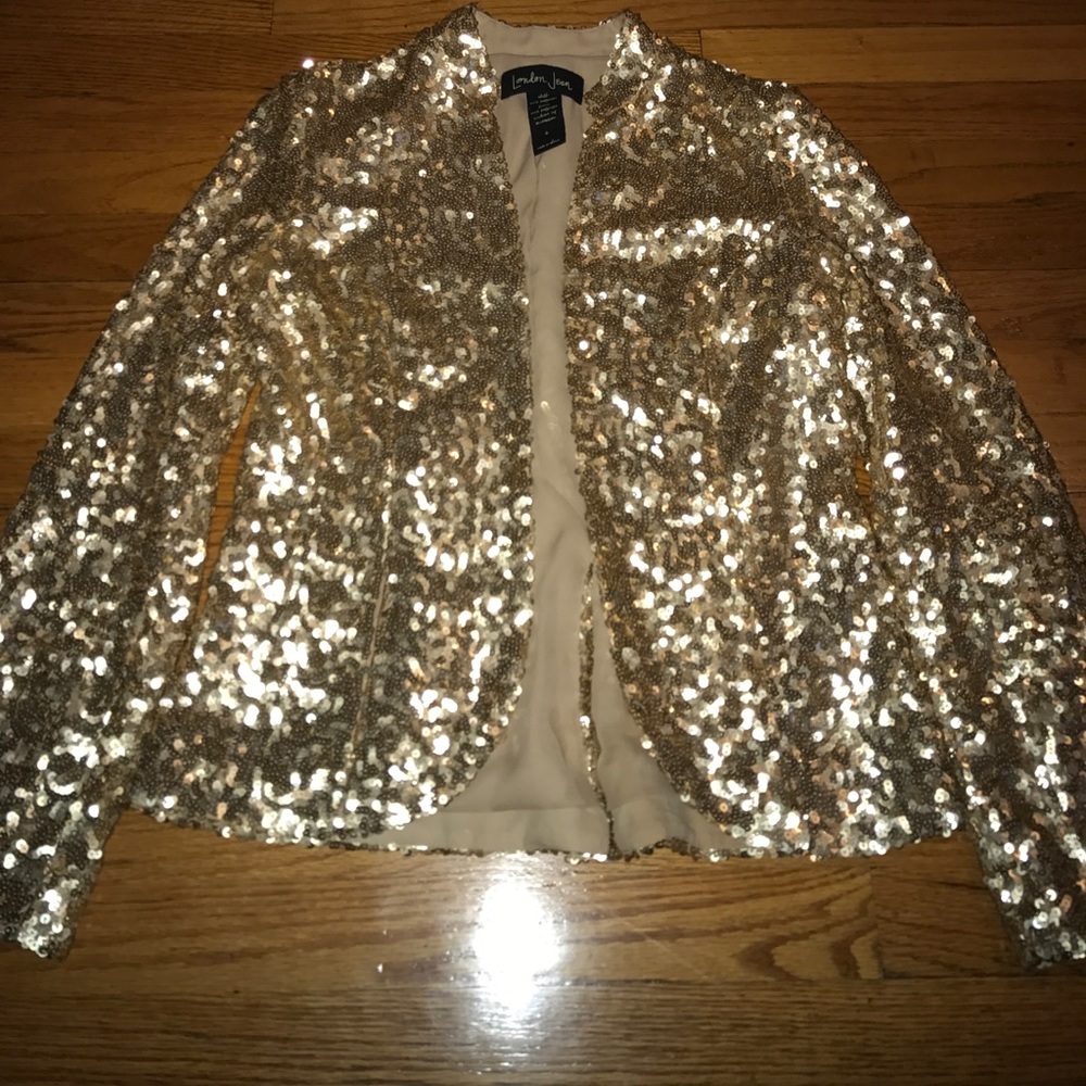 Gold Sequins Coat