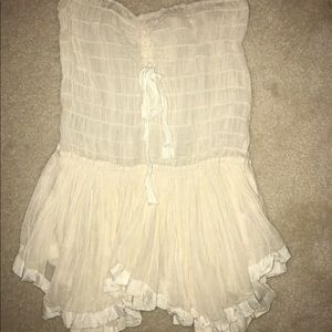 Cream Free People Tube Top